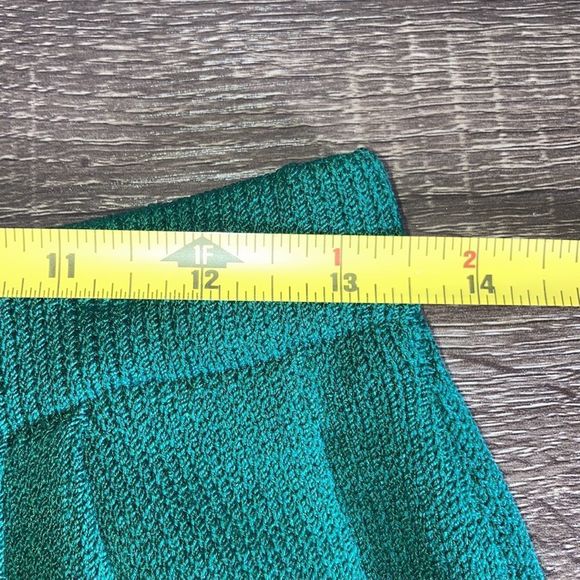 Vintage Womens St. John by Marie Gray Green Knit Hi Waisted Straight Pants sz 6 - Picture 6 of 12